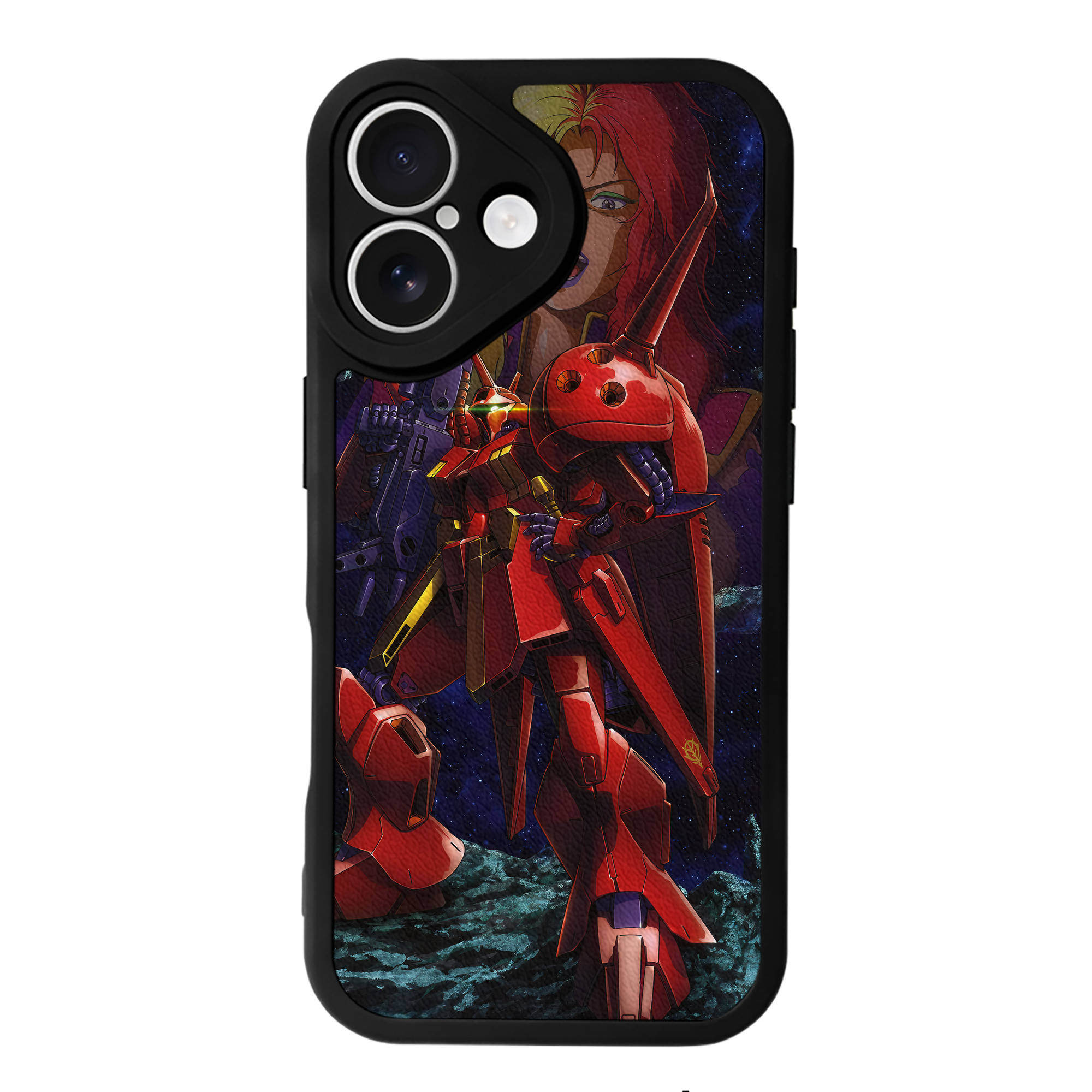（画像用） 機動戦士ガンダム Mobile Suit Gundam 【iPhone 16シリーズ対応】シリコンスマホケース（レザー調） 材質：シリコン